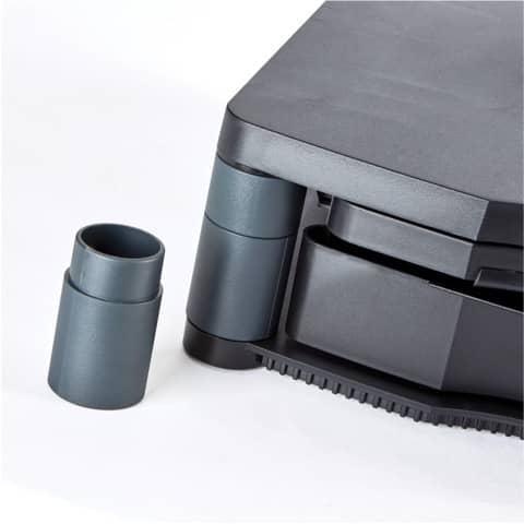 Supporto FELLOWES Premium Plus per monitor plastica riciclata grafite 34,3x33,3x6,4-16,5 cm - 9169501